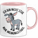Eselbauer Esel Tier Tasse Geschenk Lustige Geschenkidee Spruch Ich Bin Nicht Stur Nur Meinungsstabil Rosa Trendation