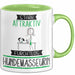 Hundemasseurin Tasse Geschenk Becher Stark Attraktiv Furchtlos Hundemasseurin Lustige Geschenkidee Grün Trendation