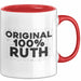 Ruth Tasse Original 100% Ruth Geschenk Rot Trendation