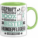 Hundepfleger Geschenk Lustiger Spruch für Hundepfleger Geschenkidee Bester Hundepfleger Der Welt Grün Trendation