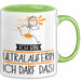 Geschenk für Ultraläuferin Tasse Lustige Geschenkidee Geburtstag Ich Bin Ultraläuferin Ich Darf Das Grün Trendation