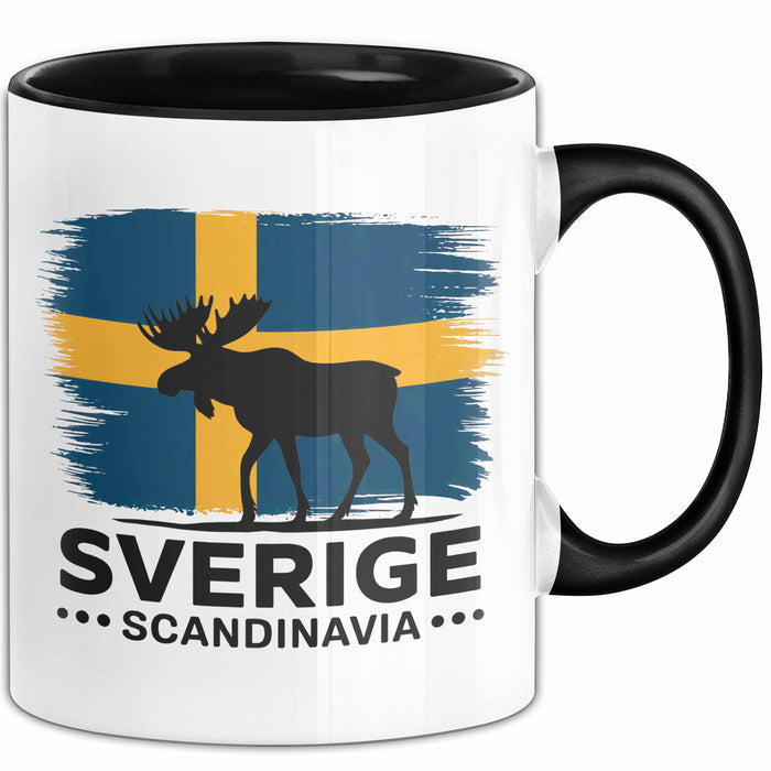 Schweden Skandinavien Schwedisch Tasse Geschenk Lustige Geschenkidee Spruch Elk Bull Sverige Scandinavia Trendation