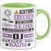 DJ Geschenk Tasse Lustiger Spruch Erheben Sie Sich Der DJ Betritt den Raum Grün Trendation