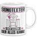 Songtexter Tasse Geschenk für Songtexter Der Mann Der Alles Kann Geschenkidee zum Geburtstag Weiß Trendation