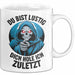 Sensenmann Tasse Geschenk Lustige Geschenkidee Spruch Du Bist Lustig Dich Hole Ich Zuletzt Weiß Trendation
