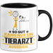 Tierarzt Geschenk Tasse So Gut Kann Nur Ein Tierarzt Aussehen Geschenkidee Kaffee-Becher Schwarz Trendation