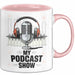 Podcast Gastgeber Tasse Geschenk Lustige Geschenkidee Spruch Für Audio Geschichtenerzähler Rosa Trendation
