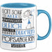 Popsängerin Geschenk Becher Tasse Gott Schuf Alle Menschen Gleich Nur Die Besten Durfeten Popsängerin Werden Geschenkidee Lustig Blau Trendation
