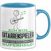 Gitarrenspieler Geschenk Tasse Ich Bin Gitarrenspieler Aber Sag Doch Einfach Superheld Lustige Geschenkdiee für Gitarrenspieler Kaffee-Becher Blau Trendation