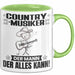 Country-Musiker Tasse Geschenk für Country-Musiker Der Mann Der Alles Kann Geschenkidee zum Geburtstag Grün Trendation