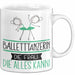 Balletttänzerin Geschenk Tasse Becher Die Frau Die Allen Kann Geschenkidee für eine Balletttänzerin Lustig Weiß Trendation
