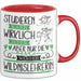 Wildnislehrerin Tasse Lustiges Geschenk Studieren Kann Wirklich Jeder Nur Die Besten Werden Wildnislehrerin Rot Trendation