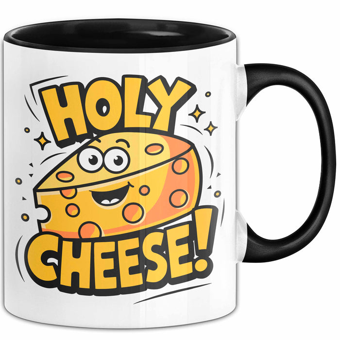 Käseliebhaber Tasse Geschenkidee Holy Cheese für Käse Esser Trendation