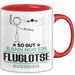 Fluglotse Geschenk Tasse So Gut Kann Nur Ein Fluglotse Aussehen Geschenkidee Kaffee-Becher Rot Trendation