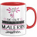 Malerin Geschenk Tasse So Gut Kann Nur Eine Malerin Aussehen Geschenkidee Geburtstag Weihnachten Lustig Rot Trendation