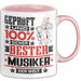 Musiker Geschenk Lustiger Spruch für Musiker Geschenkidee Bester Musiker Der Welt Trendation