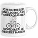 Fahrradfahrer Geschenk Tasse Lustige Geschenkidee Geburtstag für Fahrradfahrer Ich Bin Dieser Legendäre Fahrradfahrer Von Dem Alle Geredet Haben Kaffee-Becher Weiß Trendation