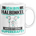 Halbonkel Tasse Geschenk für Halbonkel Geburtstag Lustiger Spruch Kaffee-Becher Was Ist Deine Superkraft Weiß Trendation