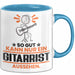 Gitarrist Geschenk Tasse So Gut Kann Nur Ein Gitarrist Aussehen Geschenkidee Kaffee-Becher Blau Trendation