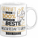 Beste Musikredakteurin Der Welt Tasse Geschenk für Eine Musikredakteurin Geprüft Und Sicher Geschenkidee Geburtstag Weihnachten Weiß Trendation