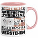 Hiphop-Produzent Geschenk Tasse Geschenkidee für Hiphop-Produzent Geburtstag Lustig Ich Bin Hiphop-Produzent Ich Kann Es Dir Erklären Aber Nicht Für Dich Verstehen Rosa Trendation