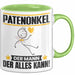 Patenonkel Tasse Geschenk für Patenonkel Der Mann Der Alles Kann Geschenkidee zum Geburtstag Grün Trendation