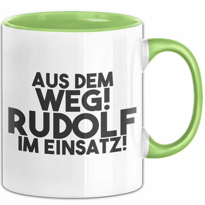 Rudolf Tasse Aus Dem Weg! Rudolf Im Einsatz! Geschenk
