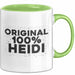 Heidi Tasse Original 100% Heidi Geschenk Grün Trendation