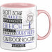 Outdoor-Köchin Geschenk Becher Tasse Gott Schuf Alle Menschen Gleich Nur Die Besten Durfeten Outdoor-Köchin Werden Geschenkidee Lustig Rosa Trendation