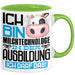 Milchtechnologe Ausbildung Tasse Geschenk Ich Bin Milchtechnologe In Der Ausbildung Ich Darf Das Geschenkidee Spruch Grün Trendation