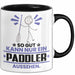 Paddler Geschenk Tasse So Gut Kann Nur Ein Paddler Aussehen Geschenkidee Kaffee-Becher Schwarz Trendation