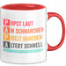 Papa Vatertag Tasse Geschenk Lustige Geschenkidee Spruch Pupst Laut Am Schnarchen Pisel Daneben Rot Trendation