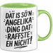 Angelika Tasse Geschenk Dat Is So'n Angelika Ding Dat Raffste Eh Nicht Geschenkidee Becher mit Name Grün Trendation