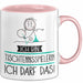 Geschenk für Tischtennisspielerin Tasse Lustige Geschenkidee Geburtstag Ich Bin Tischtennisspielerin Ich Darf Das Rosa Trendation