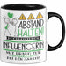 Influencerin Tasse Geschenk Lustig Abstand Halten Hochleistungs-Influencerin Mit Drang Zur Perfektion Bei Der Arbeit Trendation