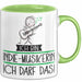 Geschenk für Indie-Musikerin Tasse Lustige Geschenkidee Geburtstag Ich Bin Indie-Musikerin Ich Darf Das Grün Trendation