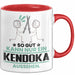 Kendoka Geschenk Tasse So Gut Kann Nur Ein Kendoka Aussehen Geschenkidee Kaffee-Becher Rot Trendation
