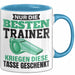 Geschenk Tasse Nur Die Besten Trainer Kriegen Diese Tasse Spruch Geschenkidee Blau Trendation