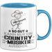 Country-Musiker Geschenk Tasse So Gut Kann Nur Ein Country-Musiker Aussehen Geschenkidee Kaffee-Becher Blau Trendation