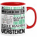 Musikberater Geschenk Tasse Lustige Geschenkdiee für einen Musikberater Geburtstag Ich Bin Musikberater Ich Kann Es Dir Erklären Aber Nicht Für Dich Verstehen Rot Trendation