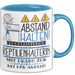 Reptilienhalterin Tasse Geschenk Lustig Abstand Halten Hochleistungs-Reptilienhalterin Mit Drang Zur Perfektion Bei Der Arbeit Blau Trendation