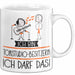 Geschenk für Tonstudio-Besitzerin Tasse Lustige Geschenkidee Geburtstag Ich Bin Tonstudio-Besitzerin Ich Darf Das Weiß Trendation