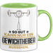 Gewichtheber Geschenk Tasse So Gut Kann Nur Ein Gewichtheber Aussehen Geschenkidee Kaffee-Becher Grün Trendation