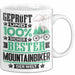 Mountainbiker Geschenk Lustiger Spruch für Mountainbiker Geschenkidee Bester Mountainbiker Der Welt Weiß Trendation
