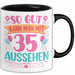 35er Geburtstag Tasse Geschenk Frauen So Gut Kann Man Mit 35 Aussehen Geschenkidee Geburtstag Trendation
