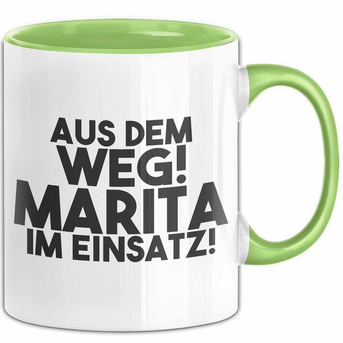 Marita Tasse Aus Dem Weg! Marita Im Einsatz! Geschenk