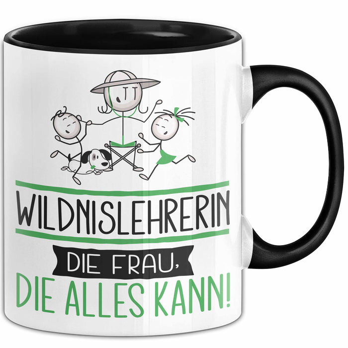 Wildnislehrerin Geschenk Tasse Becher Die Frau Die Allen Kann Geschenkidee für eine Wildnislehrerin Lustig Trendation