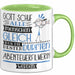 Abenteuerfilmerin Geschenk Becher Tasse Gott Schuf Alle Menschen Gleich Nur Die Besten Durfeten Abenteuerfilmerin Werden Geschenkidee Lustig Grün Trendation