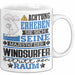 Windsurfer Geschenk Tasse Lustiger Spruch Erheben Sie Sich Der Windsurfer Betritt den Raum Weiß Trendation
