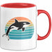 Wal Tier Tasse Geschenk Lustige Geschenkidee Spruch Rot Trendation